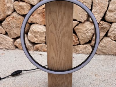 Moderne Lampen 2 Stück Holz LED