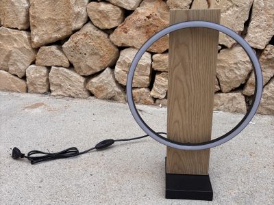 Moderne Lampen 2 Stück Holz LED