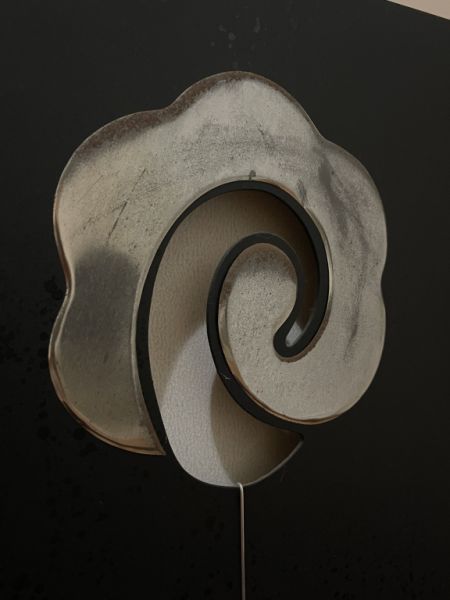 Moderne Wandbilder 2 Stück schwarz-silber