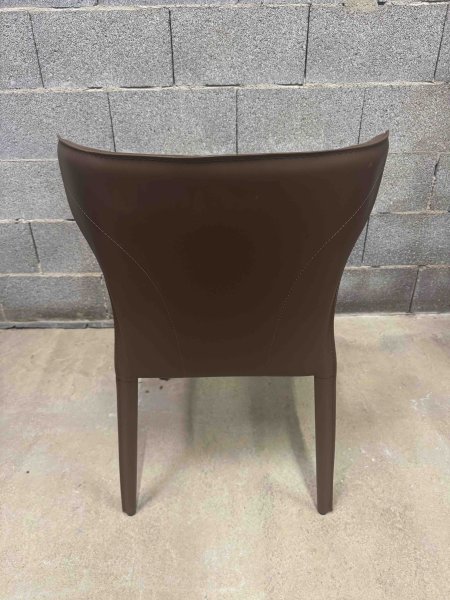 Silla moderna de cuero - Comedor / Oficina / Sala de conferencias