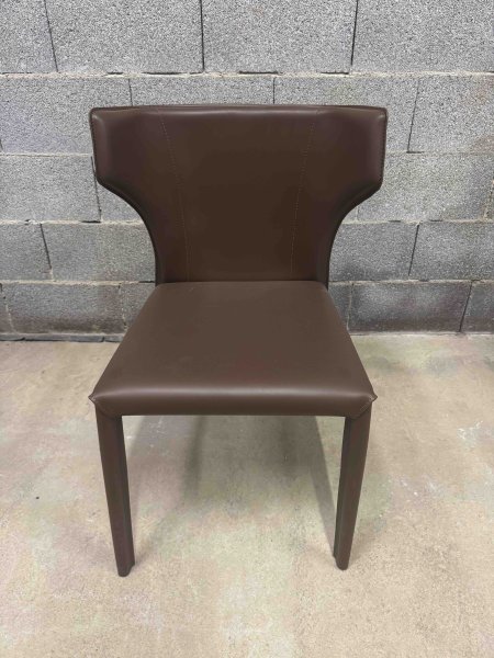 Silla moderna de cuero - Comedor / Oficina / Sala de conferencias