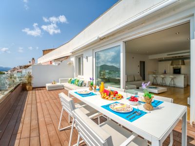 Modernes Penthouse Appartment in 1. Hafenlinie in Alcudia