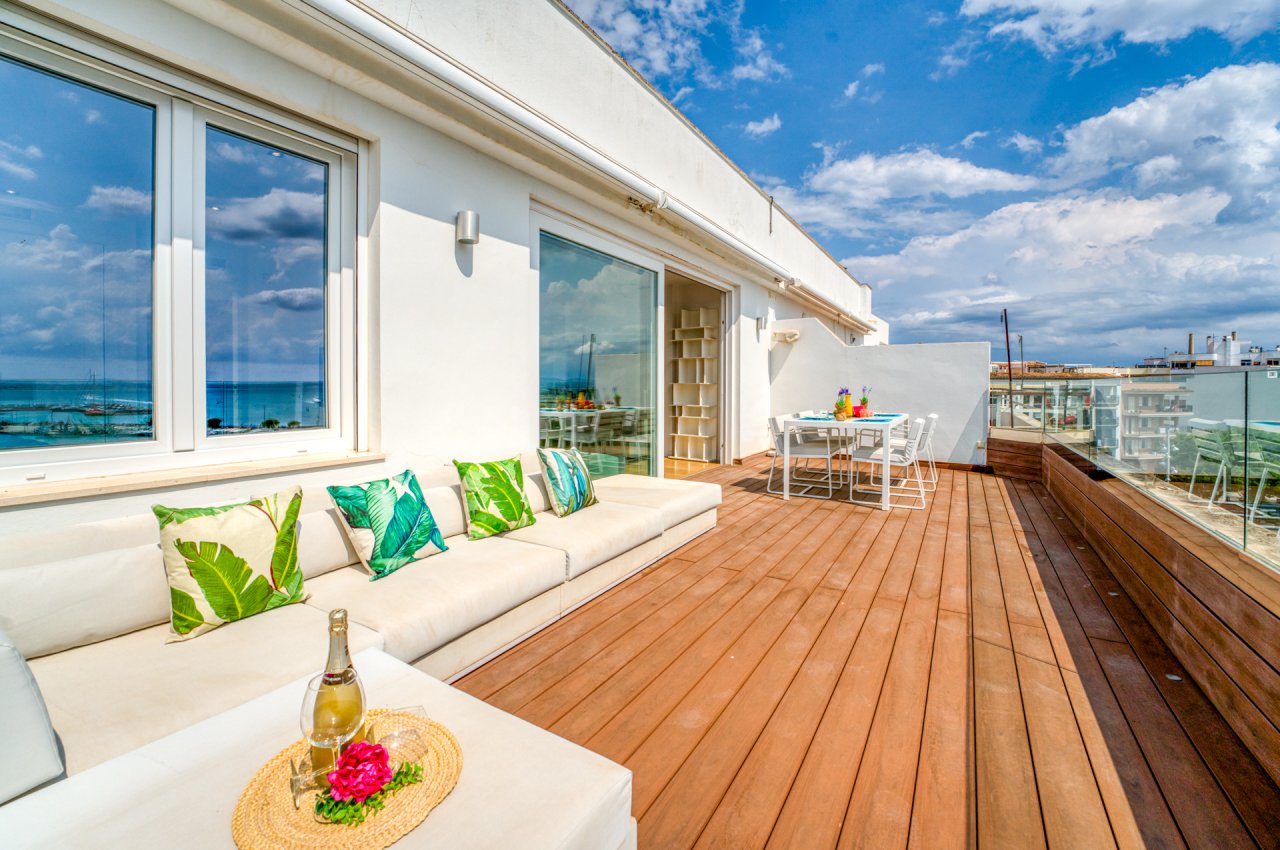 Modernes Penthouse Appartment in 1. Hafenlinie in Alcudia