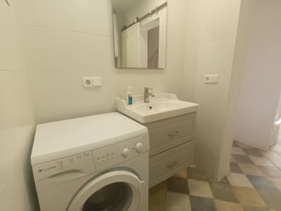 Furnished ground-floor apartment with terrace and AC; fireplace in Colonia St Jordi .-.. AP 160
