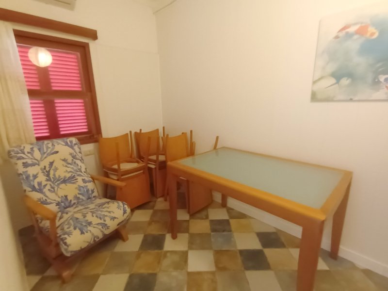 Furnished ground-floor apartment with terrace and AC; fireplace in Colonia St Jordi .-.. AP 160