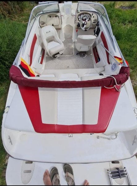 Motor Boot zu verkaufen mit Trailer