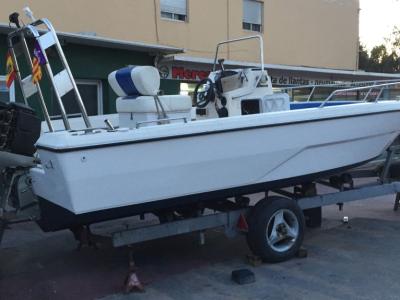 Lancha GLASTON Embarcacion 5, 90x210 Motor Honda 115CV 4 tiempos inyeccion. navega muy bien