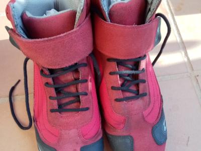 Motorradschuhe MARKE RICHA rot Gr.45 sehr gepflegt