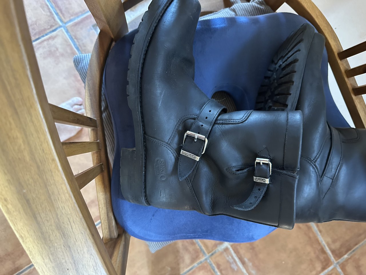 Motorradstiefel Größe 46