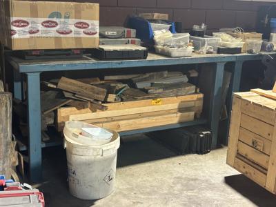 Engine stand (SEALY) & other items