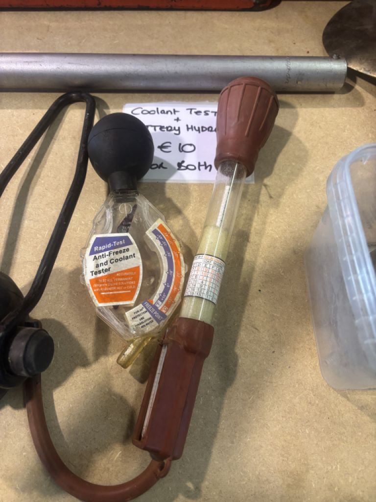 Engine stand (SEALY) & other items