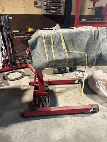 Engine stand (SEALY) & other items