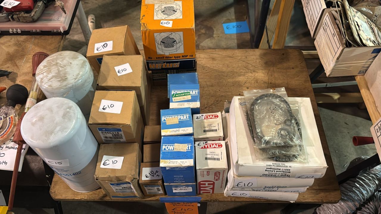 Engine stand (SEALY) & other items