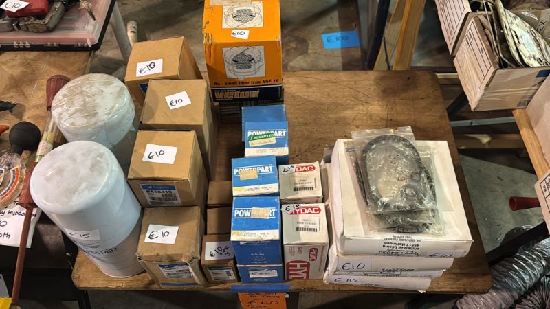 Engine stand (SEALY) & other items