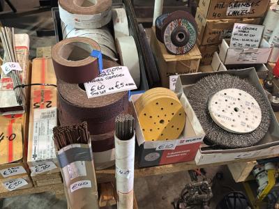 Engine stand (SEALY) & other items