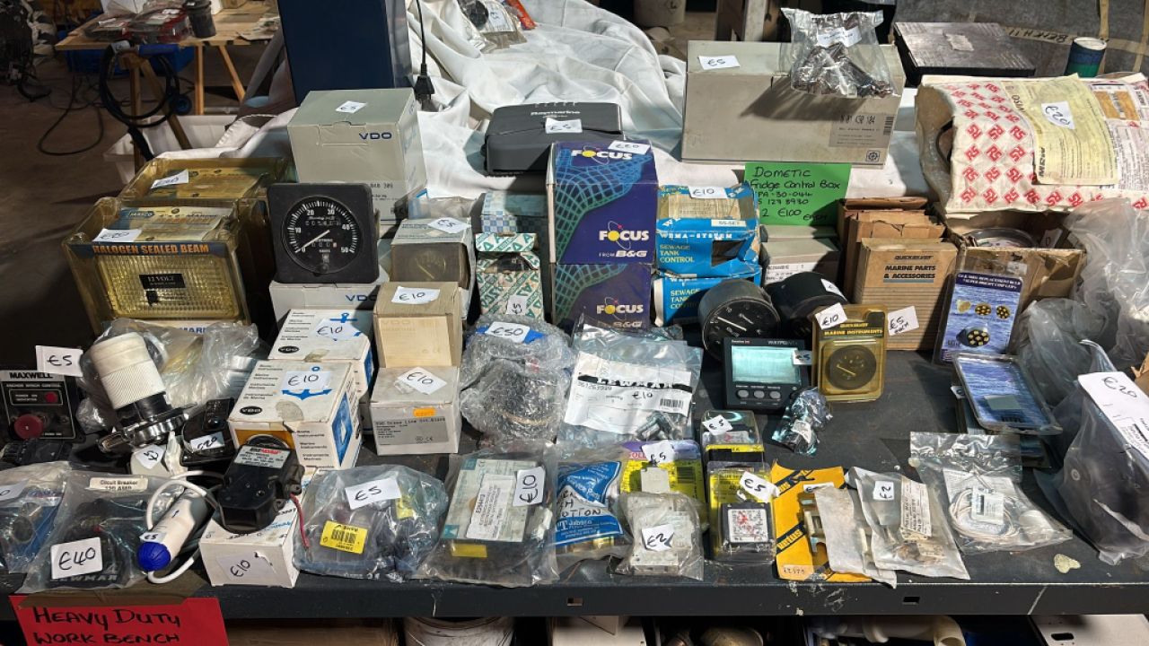 Engine stand (SEALY) & other items