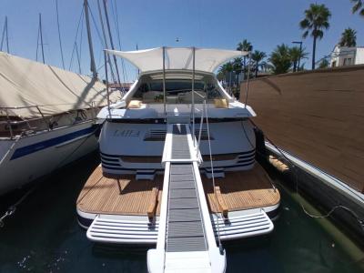 Motoryacht Motorboot Powerboot Pershing 54 Tausch mit Immobilie Boot Yacht  Auto möglich