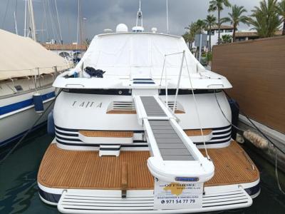 Motoryacht Motorboot Powerboot Pershing 54 Tausch mit Immobilie Boot Yacht  Auto möglich
