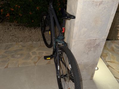 Mountainbike EXPL 50 Rockrider 80 mm Federgabel Grau