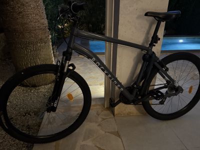 Mountainbike EXPL 50 Rockrider 80 mm Federgabel Grau