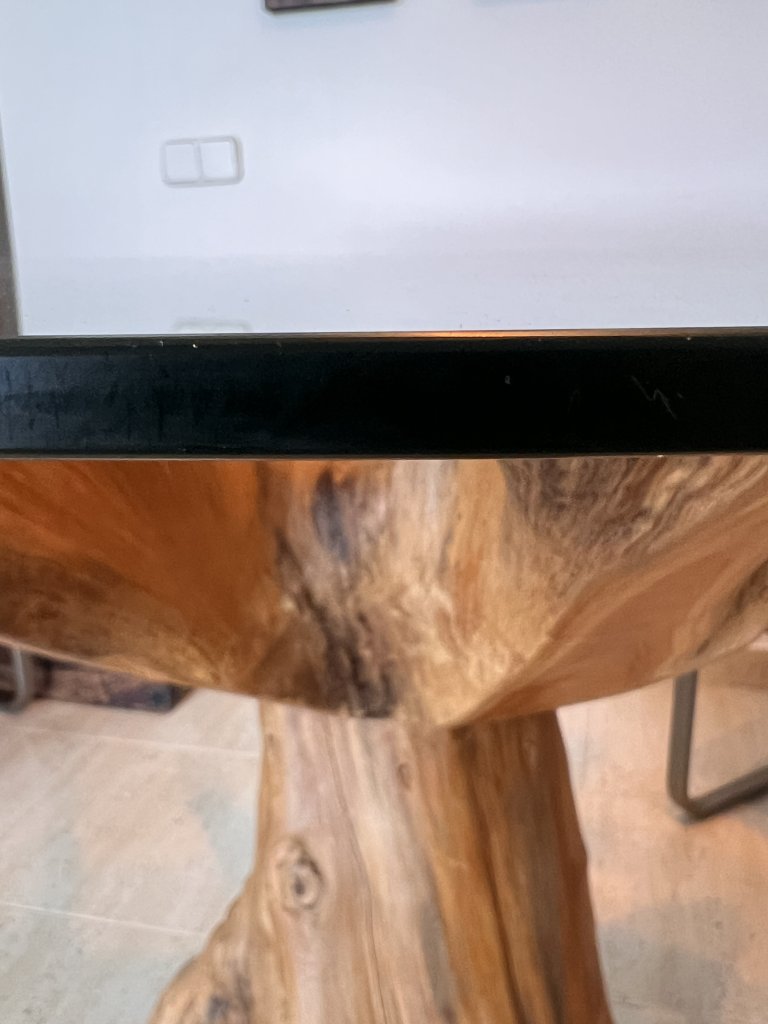 Moycor Teak Wurzel Esstisch | Unikat | Ø 130 cm | WIE NEU