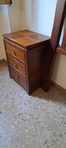 Bedside tables and headboard for 150-cm bed