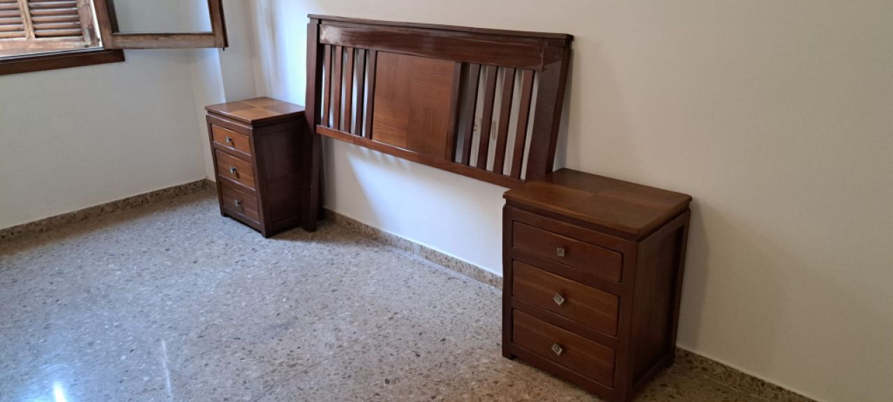 Bedside tables and headboard for 150-cm bed