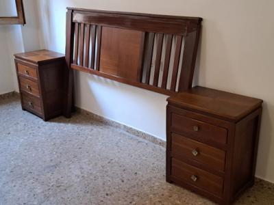 Bedside tables and headboard for 150-cm bed