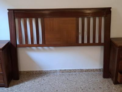 Bedside tables and headboard for 150-cm bed