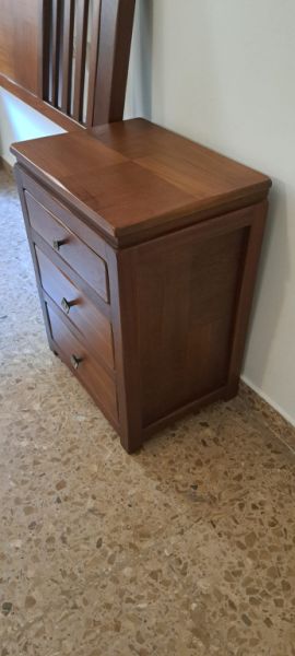 Bedside tables and headboard for 150-cm bed