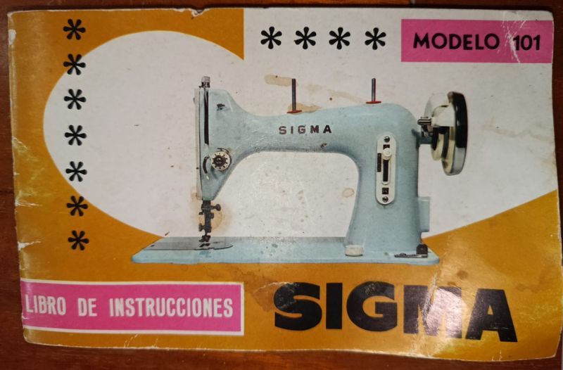 MÁQUINA DE COSER DE 1970 SIGMA Modelo 101