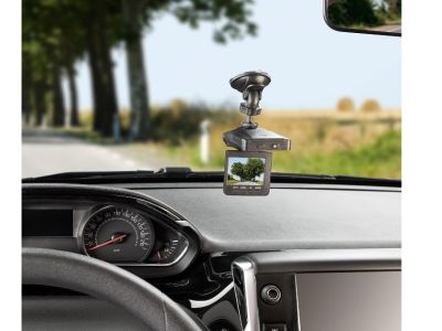 NavGear Auto-DVR-Kamera MDV-2250.IR mit LCD-Display & Bewegungserkennung