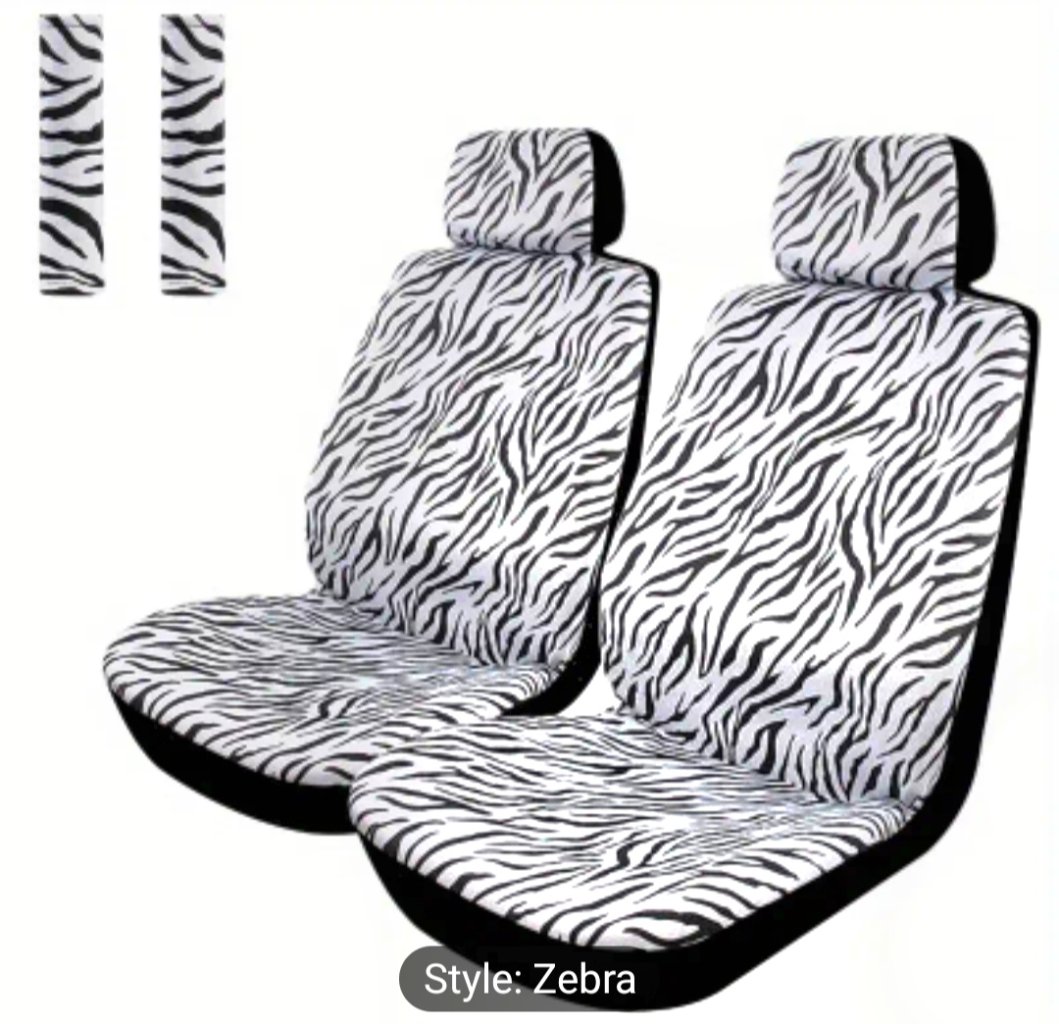 New 6-pc car seat covers seat cushions new