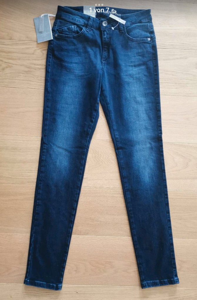NEU! Edle Jeans von PIERRE CARDIN, Gr.27/32, Blau NEU!