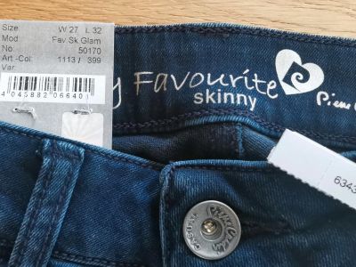 NEU! Edle Jeans von PIERRE CARDIN, Gr.27/32, Blau NEU!