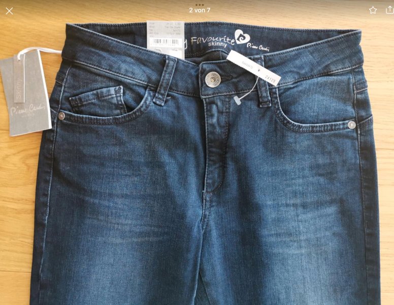 NEU! Edle Jeans von PIERRE CARDIN, Gr.27/32, Blau NEU!