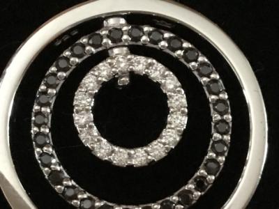 NEU! Edle Silberkette 925-er Sterling Silber, Anhänger mit Strass