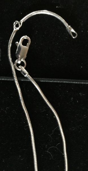¡NUEVO! Elegante cadena de plata de ley 925, colgante con strass ¡NUEVO!