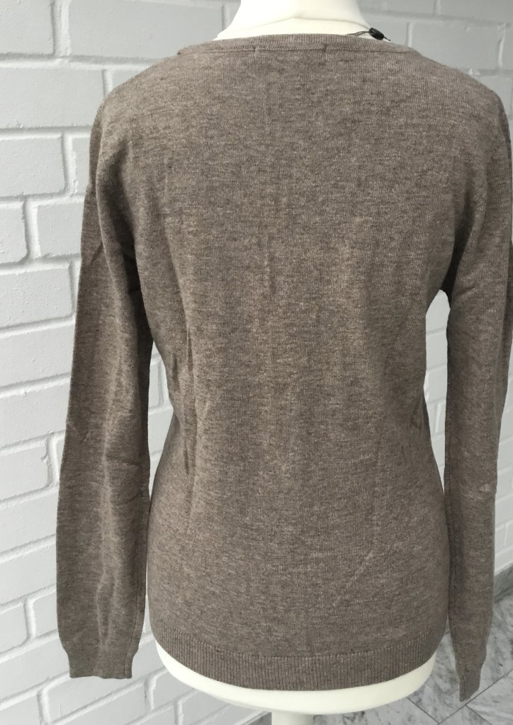 NEU! Edle Strickjacke Cardigan ASSUILI Italy, Gr.M, Cashmere Seide