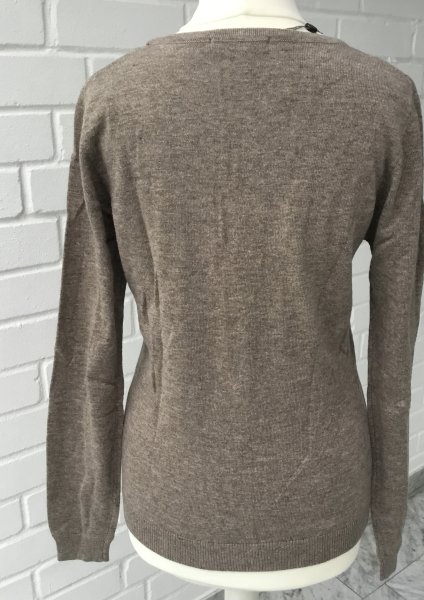 NEU! Edle Strickjacke Cardigan ASSUILI Italy, Gr.M, Cashmere Seide