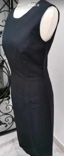 NEW! Elegant sheath dress by designer "St.Emile", size 34/36 black NEW!