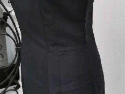 NEW! Elegant sheath dress by designer "St.Emile", size 34/36 black NEW!