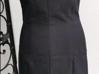 NEW! Elegant sheath dress by designer "St.Emile", size 34/36 black NEW!