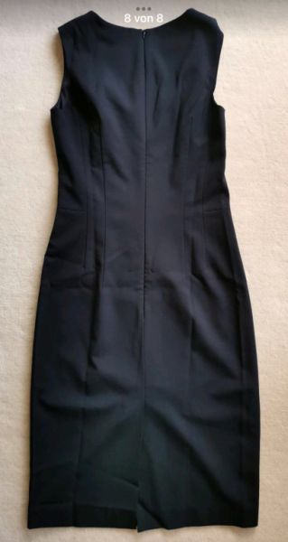 NEW! Elegant sheath dress by designer "St.Emile", size 34/36 black NEW!