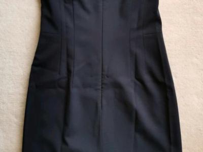 NEW! Elegant sheath dress by designer "St.Emile", size 34/36 black NEW!