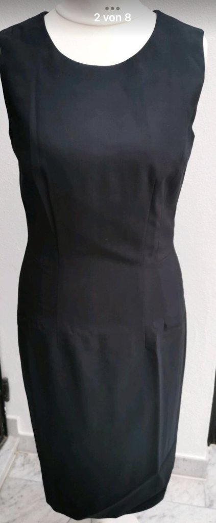 NEU! Edles Etuikleid des Designers St.Emile, Gr.34/36, Schwarz NEU!