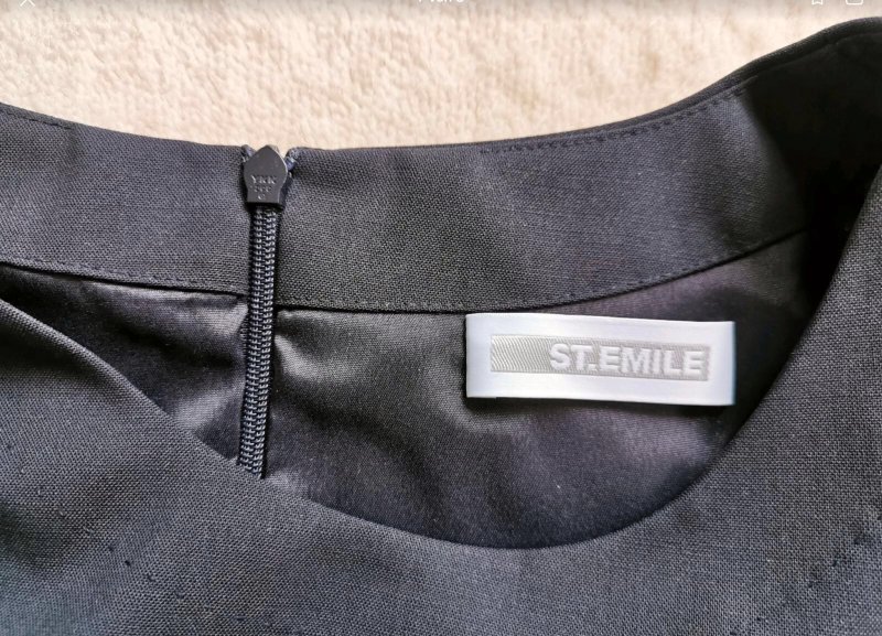 NEU! Edles Etuikleid des Designers St.Emile, Gr.34/36, Schwarz NEU!