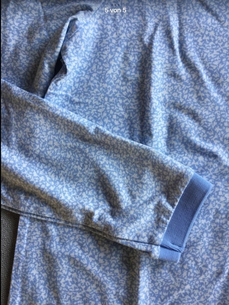 NEU! Langarmshirt von STREET ONE, Gr.34/36, Blau / Weiß NEU!
