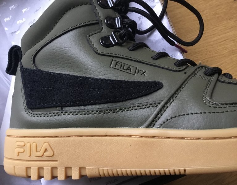 NEU! Original FILA Sneaker High Leder, Gr.39, Khaki NEU!
