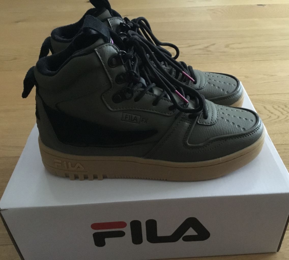 NEU! Original FILA Sneaker High Leder, Gr39, Khaki NEU!